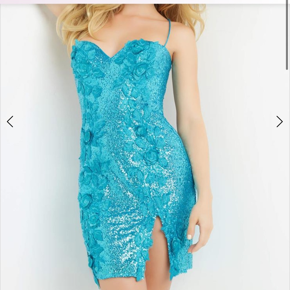 Jovani Party Short Dress Style #07667.